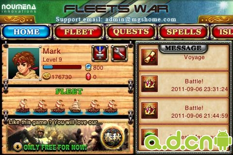 【免費角色扮演App】舰队战争 Fleets War-APP點子